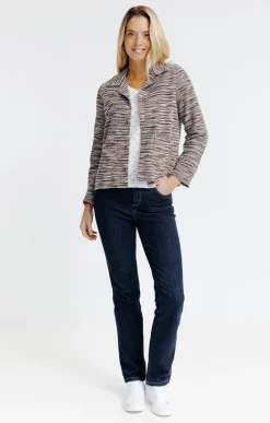 BLOUSON DOUBLE EN MAILLE -