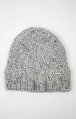 Bonnet avec détails pointelle -