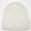 Bonnet uni avec fils métalliques sequins -