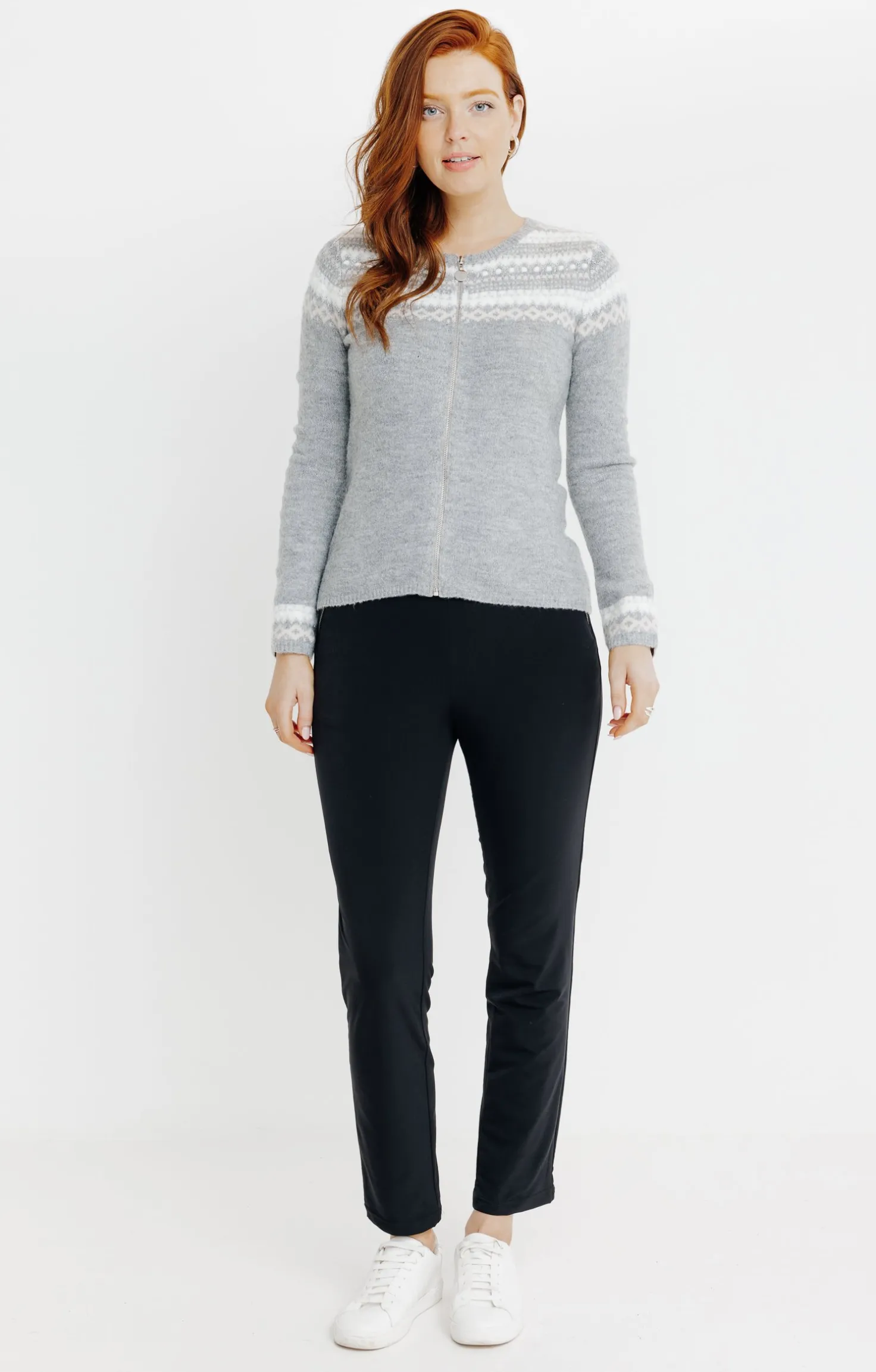 CARDIGAN AVEC JACQUARD -