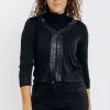 CARDIGAN BANDE FANTAISIE -