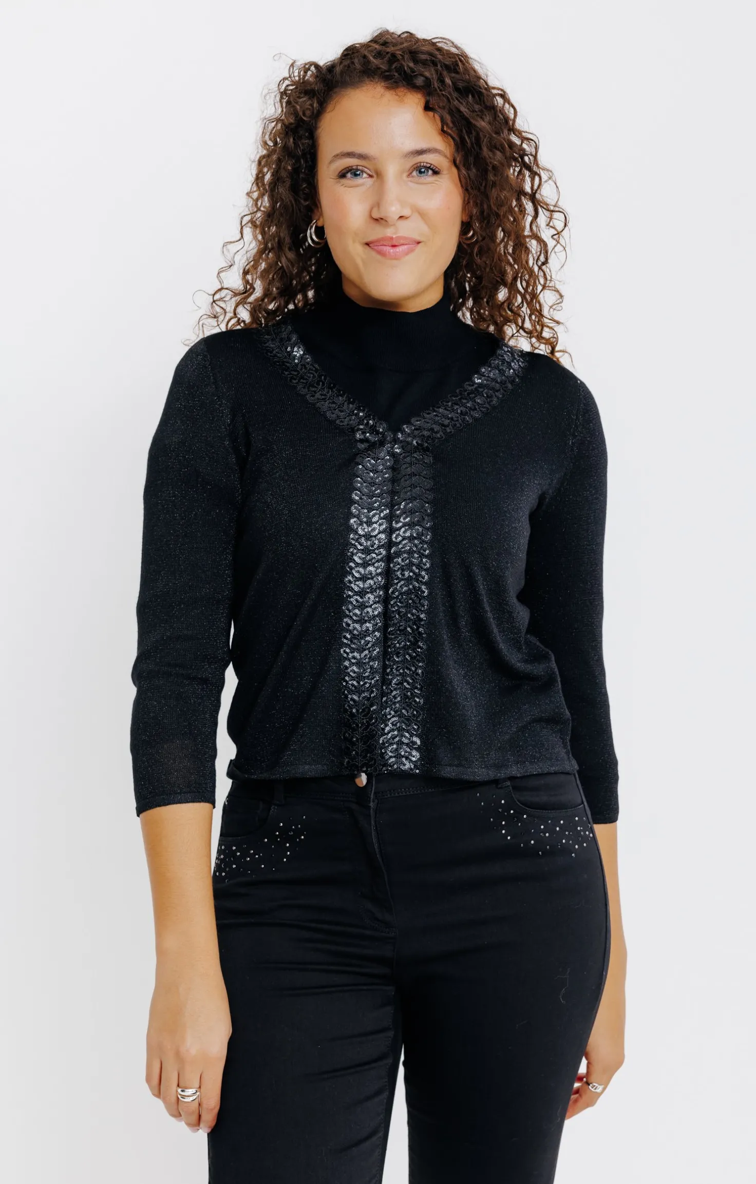 CARDIGAN BANDE FANTAISIE -