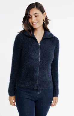 Cardigan col camionneur -