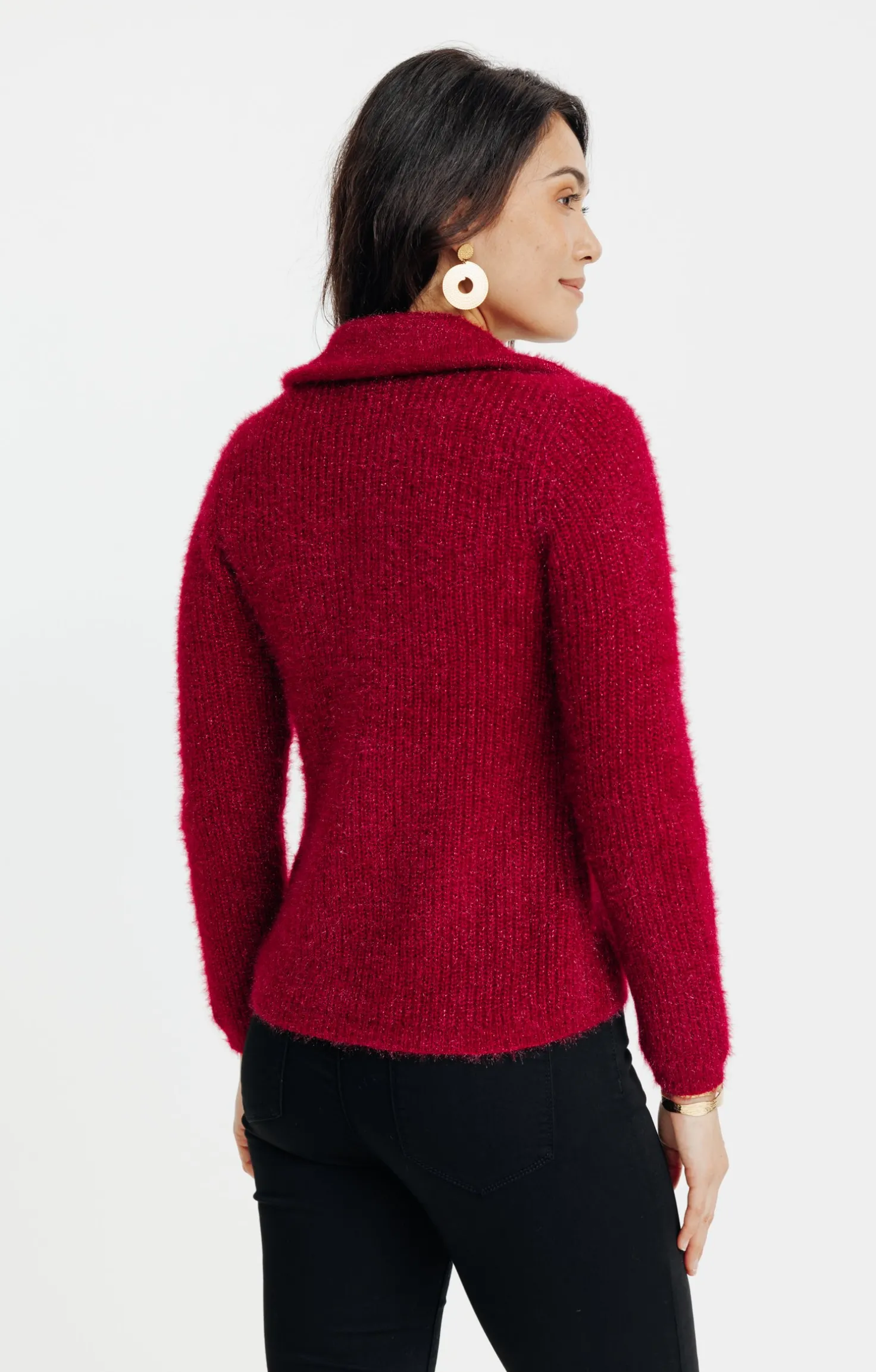 Cardigan col camionneur -