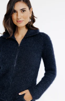 Cardigan col camionneur -