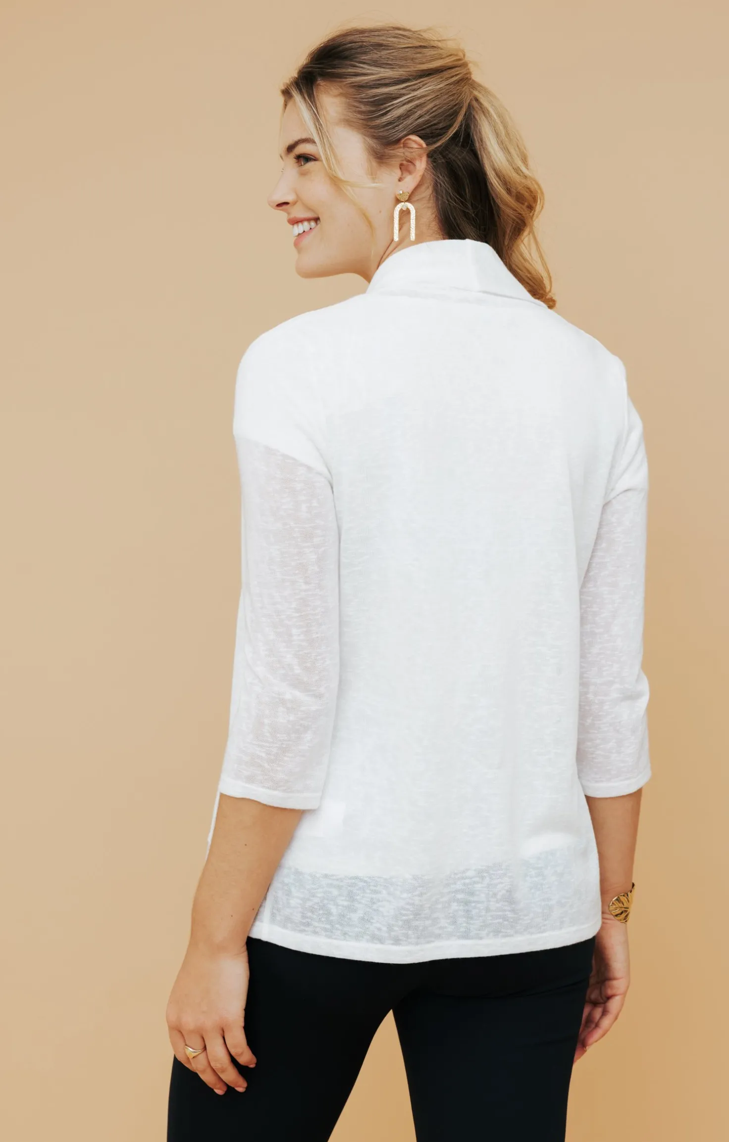 Cardigan col écharpe -