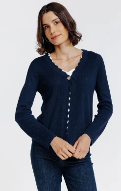 Cardigan col V -