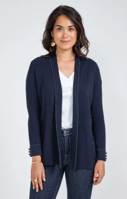 Cardigan côte anglaise -