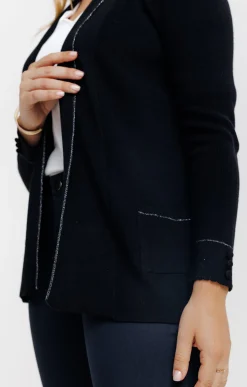 Cardigan côte anglaise -