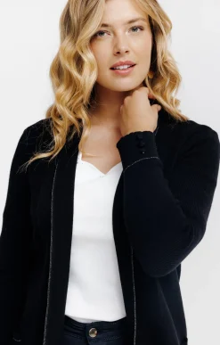 Cardigan côte anglaise -