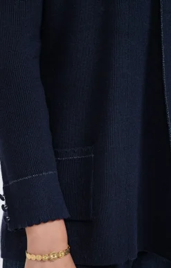 Cardigan côte anglaise -