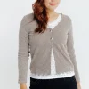 Cardigan festonné -
