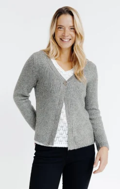 Cardigan maille anglaise -