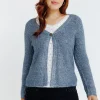 Cardigan maille anglaise -