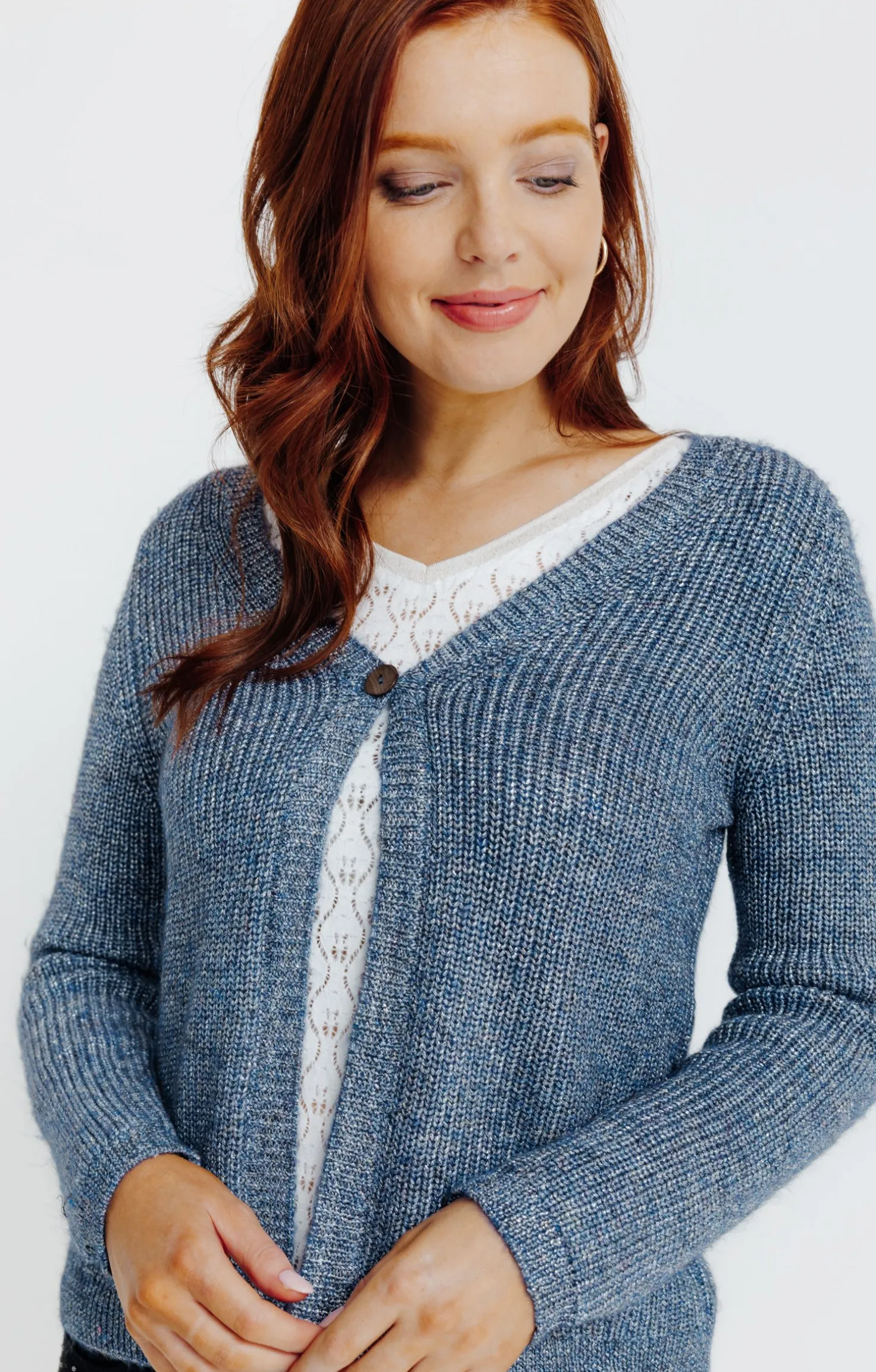 Cardigan maille anglaise -