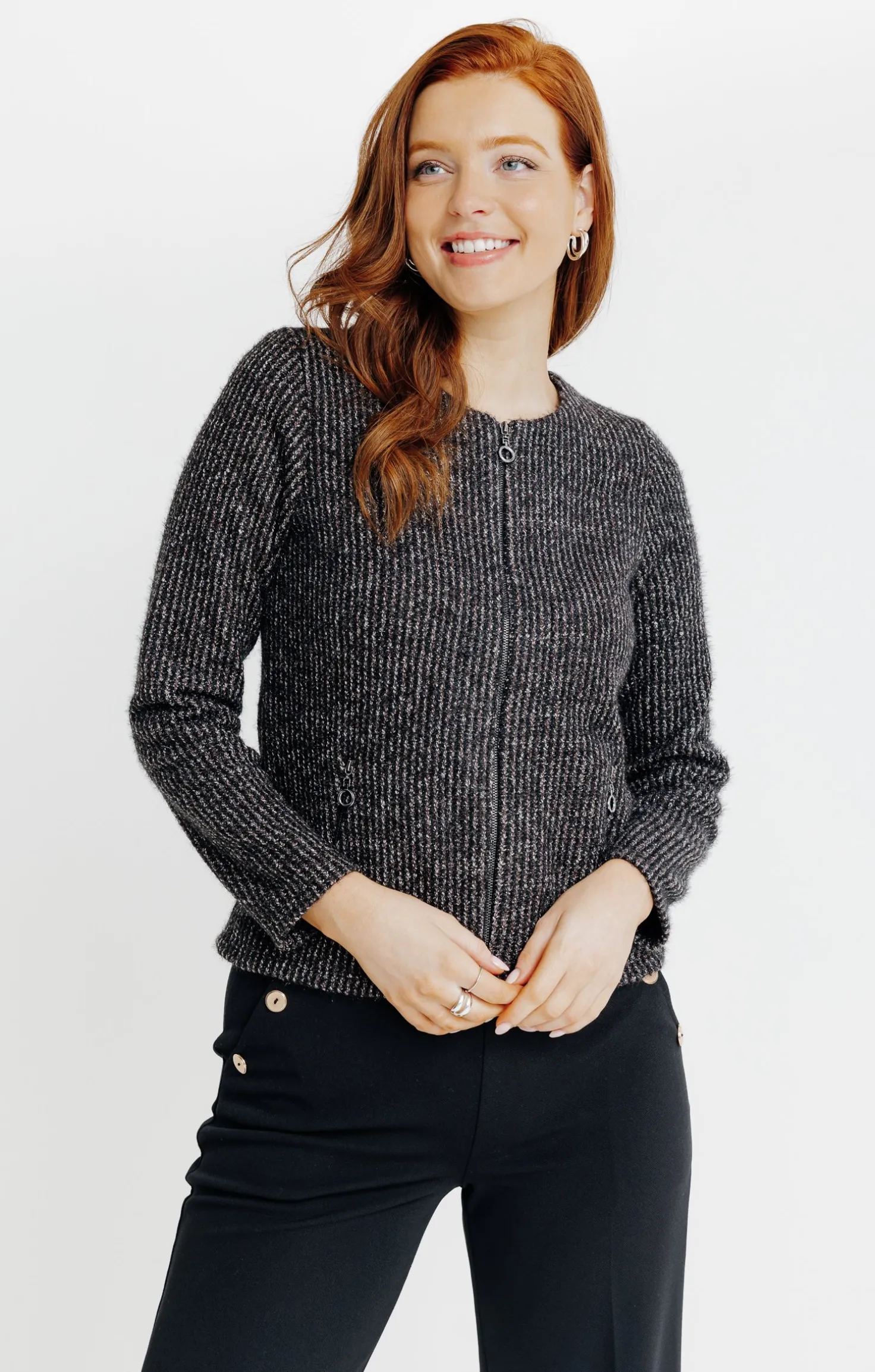 CARDIGAN MAILLE FANTAISIE -