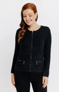 Cardigan maille fluffy -