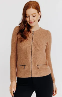 Cardigan maille fluffy -