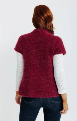Cardigan maille fluffy -