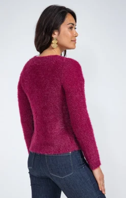 Cardigan maille fluffy -
