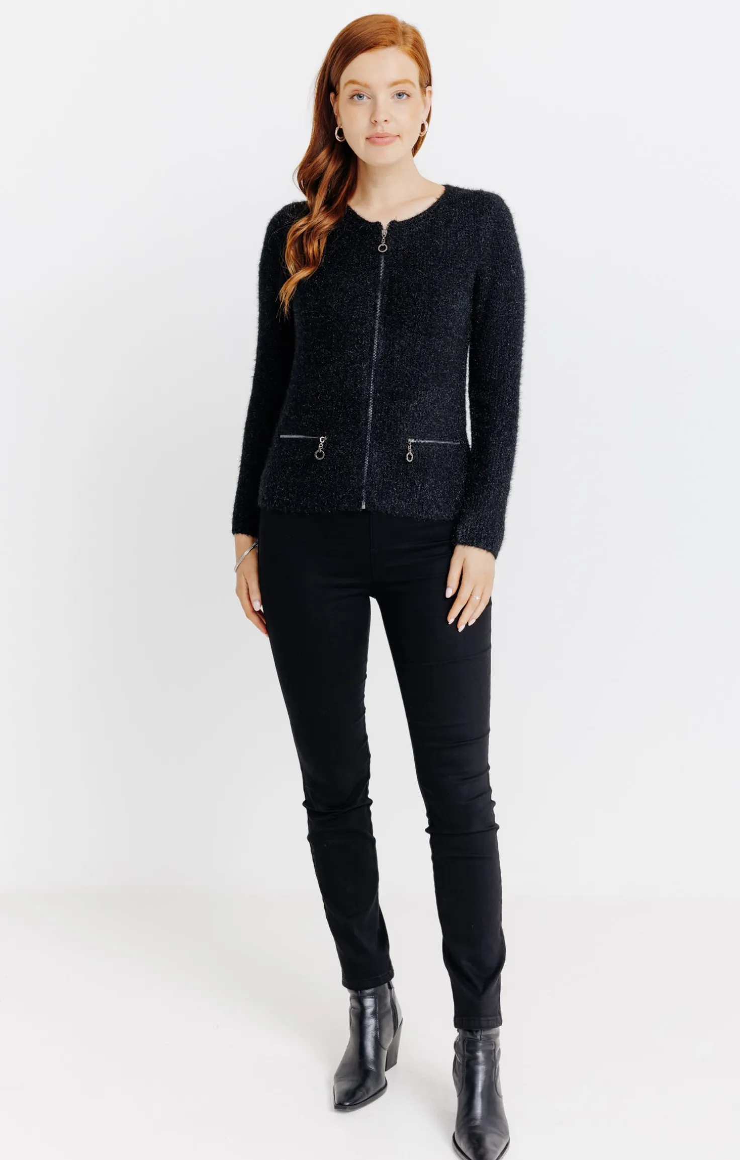 Cardigan maille fluffy -