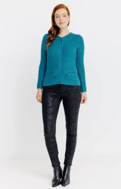 Cardigan maille fluffy -