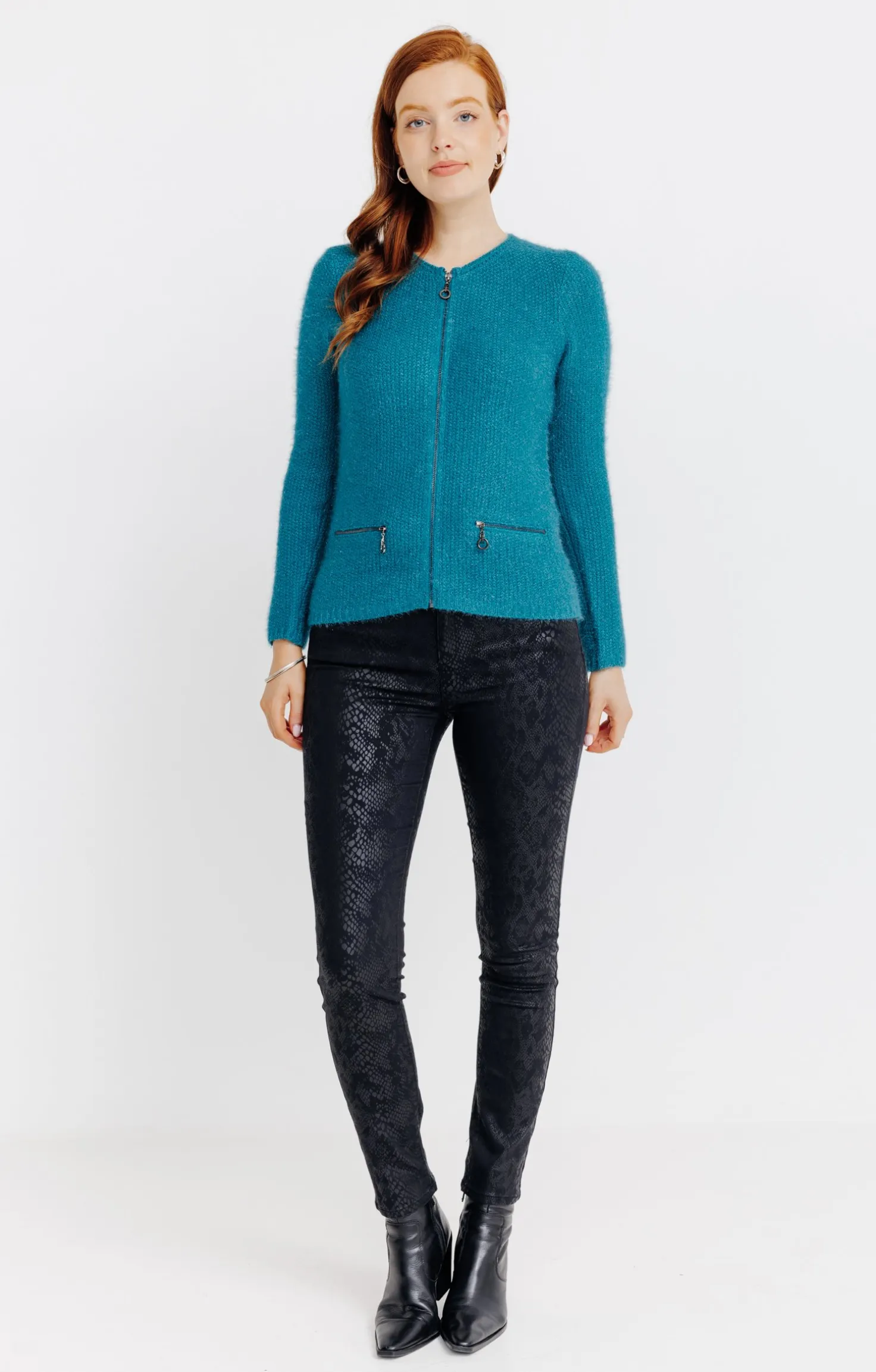 Cardigan maille fluffy -