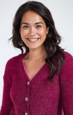 Cardigan maille fluffy -