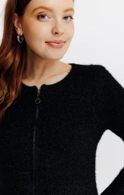 Cardigan maille fluffy -