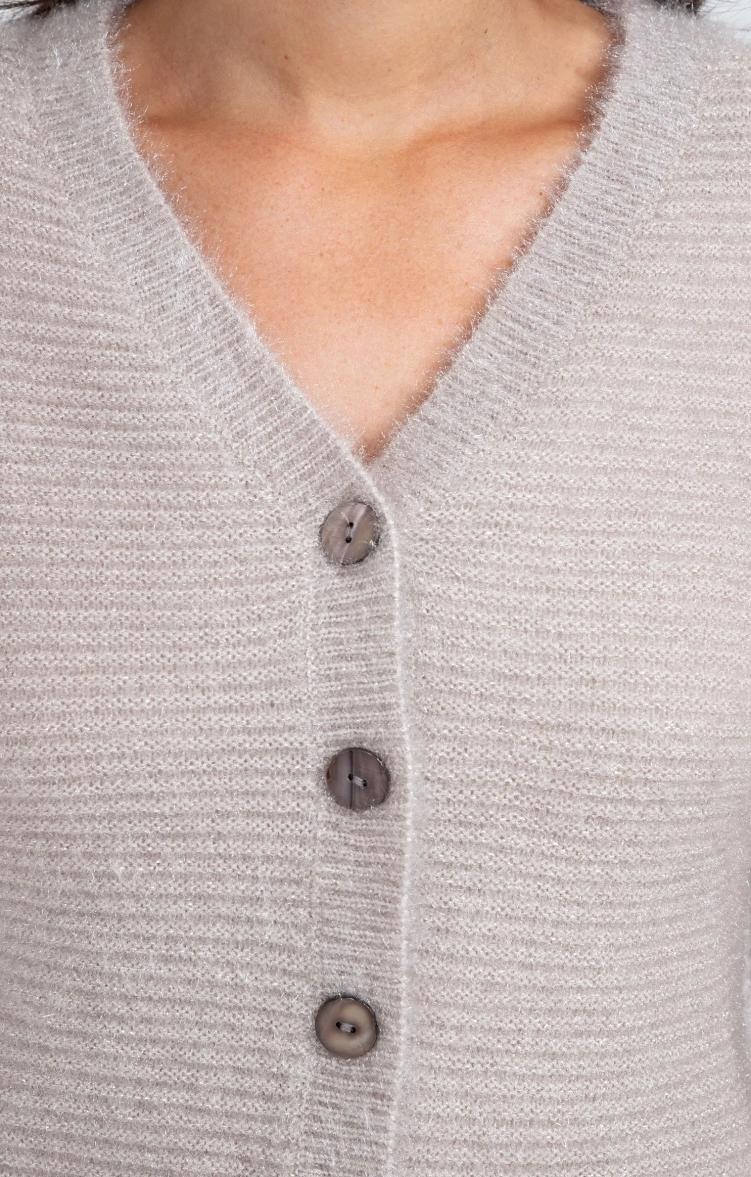 Cardigan maille fluffy -