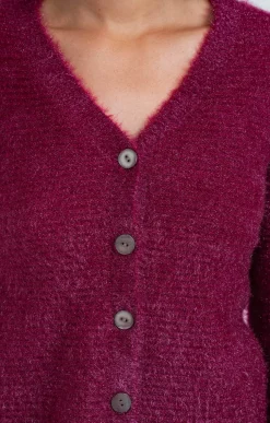 Cardigan maille fluffy -