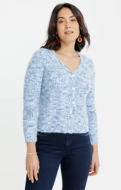 Cardigan maille popcorn -
