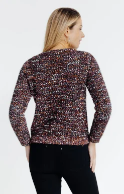 Cardigan maille popcorn -