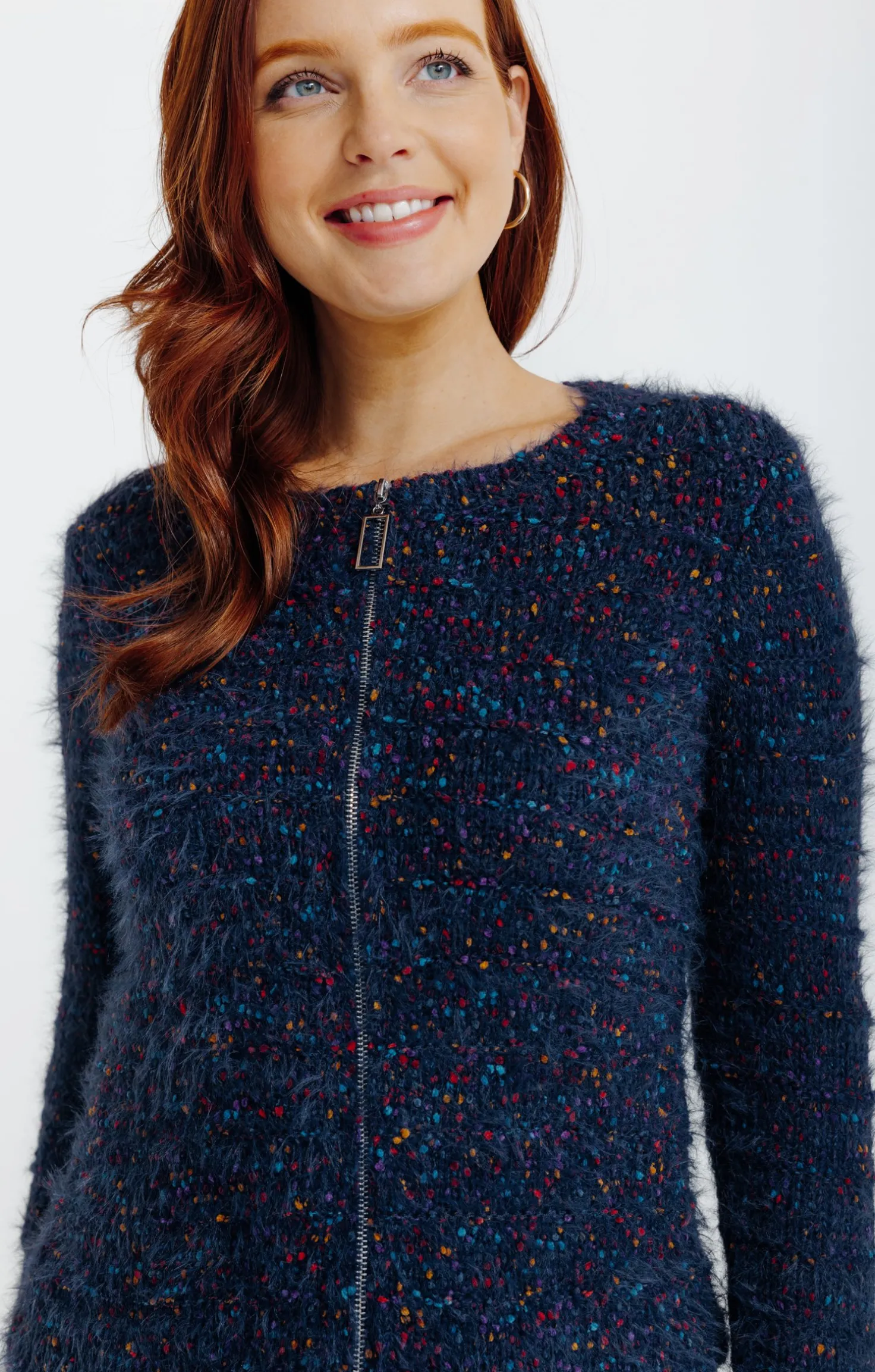 Cardigan maille popcorn -
