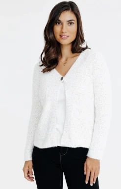 CARDIGAN MATIERE FANTAISIE -
