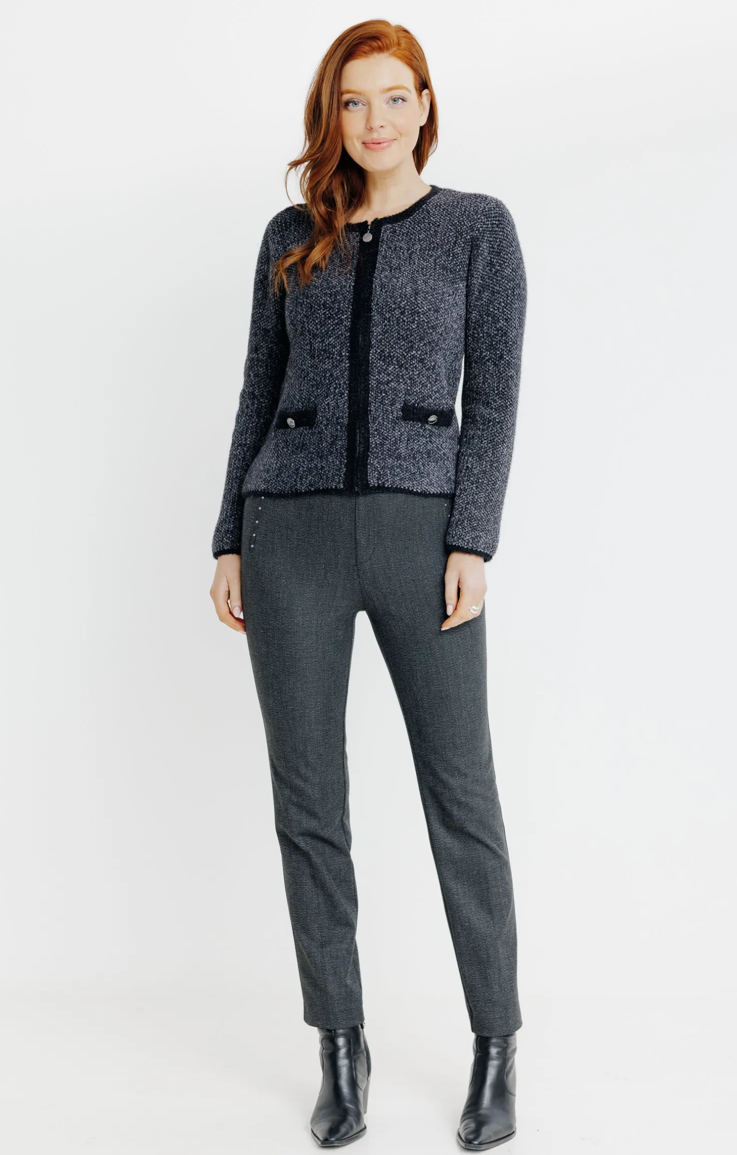 CARDIGAN MATIERE FANTAISIE -