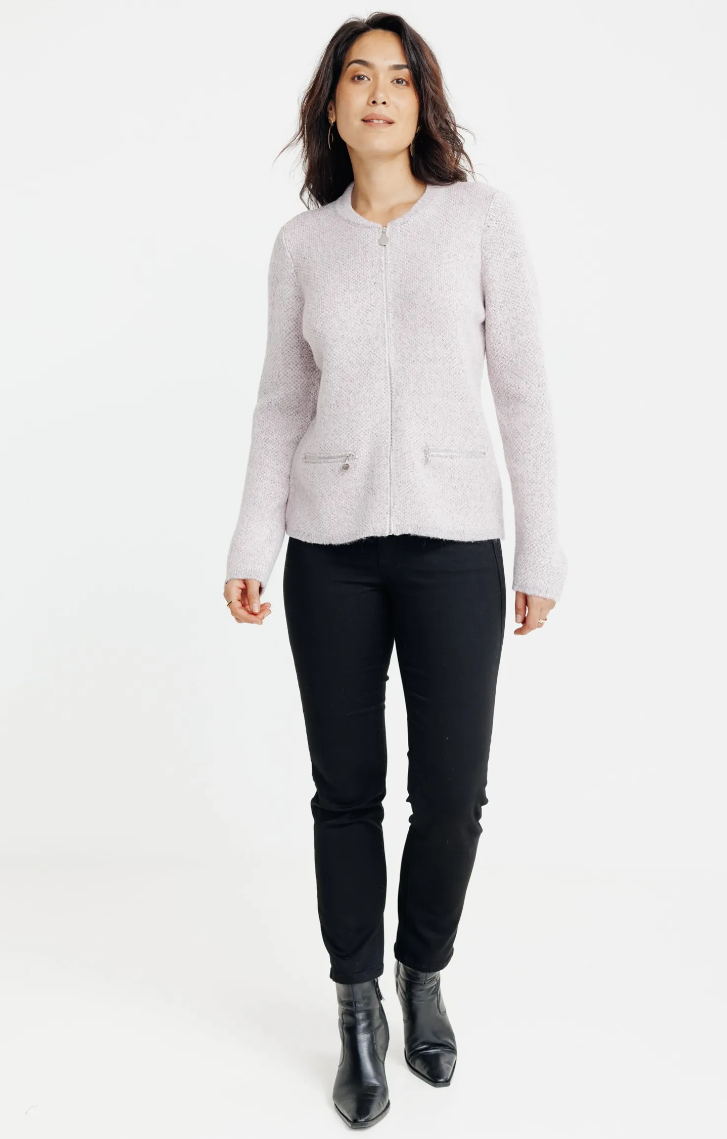 CARDIGAN MATIERE FANTAISIE -