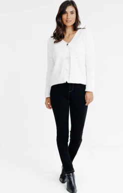 CARDIGAN MATIERE FANTAISIE -