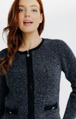 CARDIGAN MATIERE FANTAISIE -
