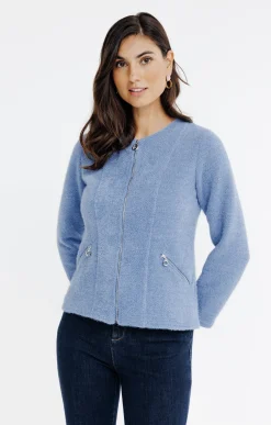Cardigan matière fantaisie -