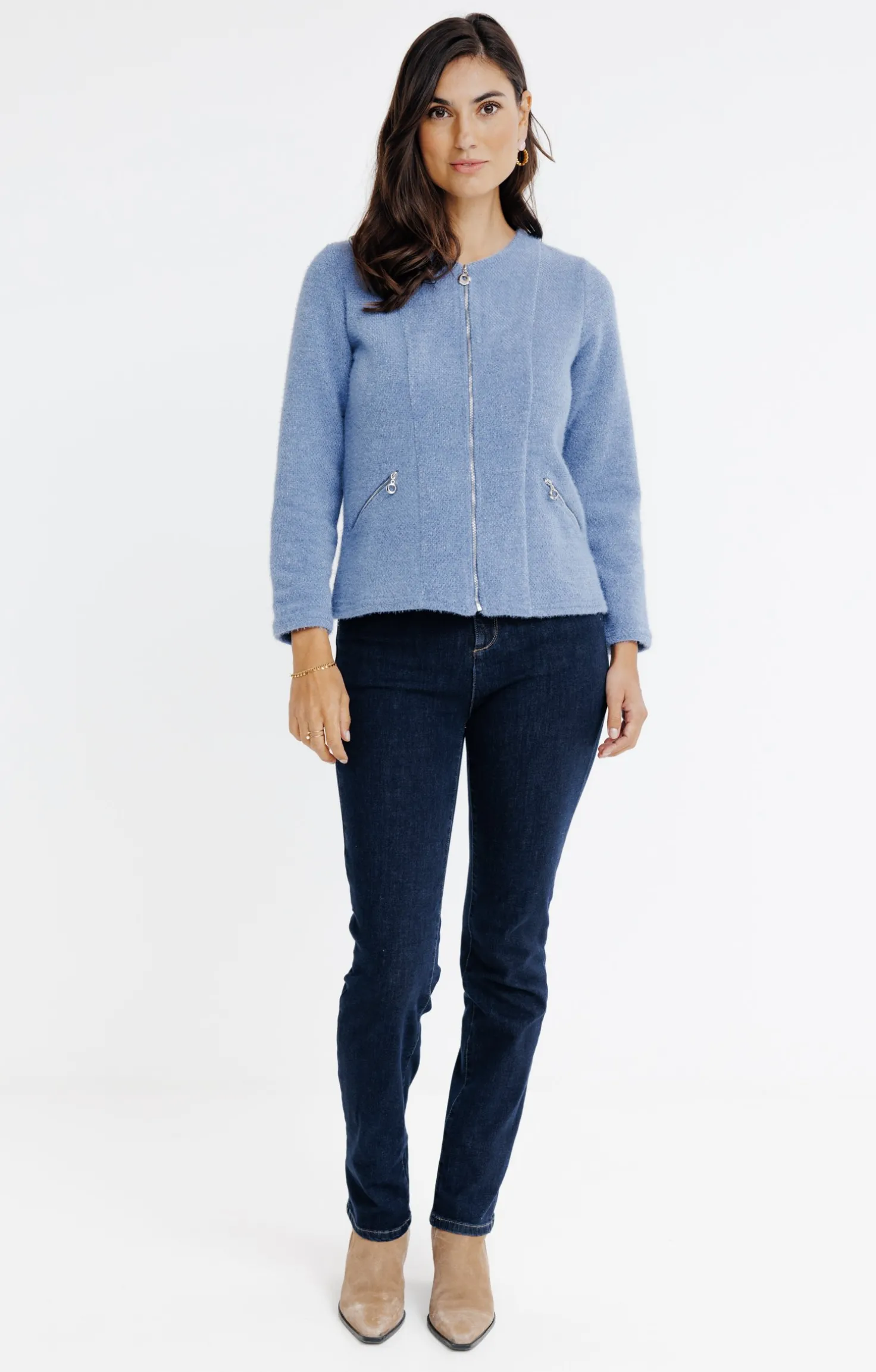 Cardigan matière fantaisie -