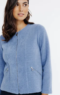 Cardigan matière fantaisie -