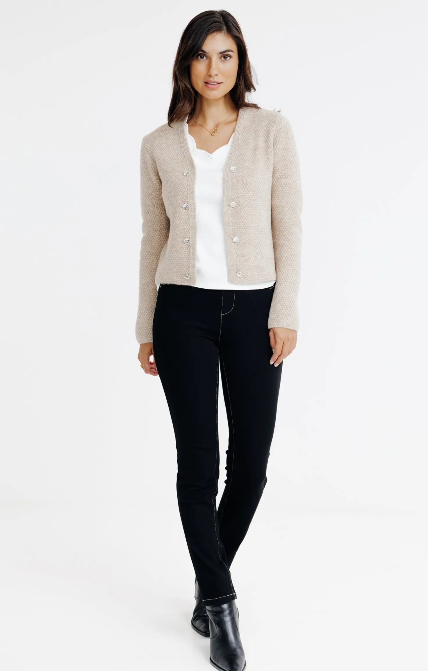 CARDIGAN POINT FANTAISIE -