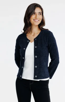 CARDIGAN UNI COL ROND -