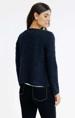 CARDIGAN UNI COL ROND -