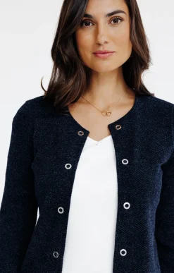 CARDIGAN UNI COL ROND -