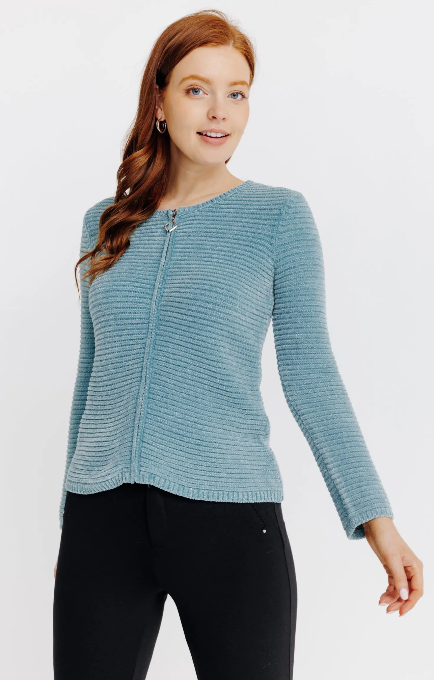 Cardigan zippé -