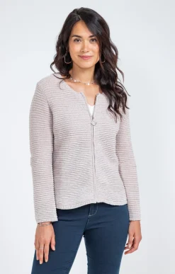 Cardigan zippé -