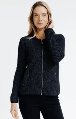 Cardigan zippé -