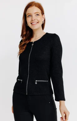 Cardigan zippé -